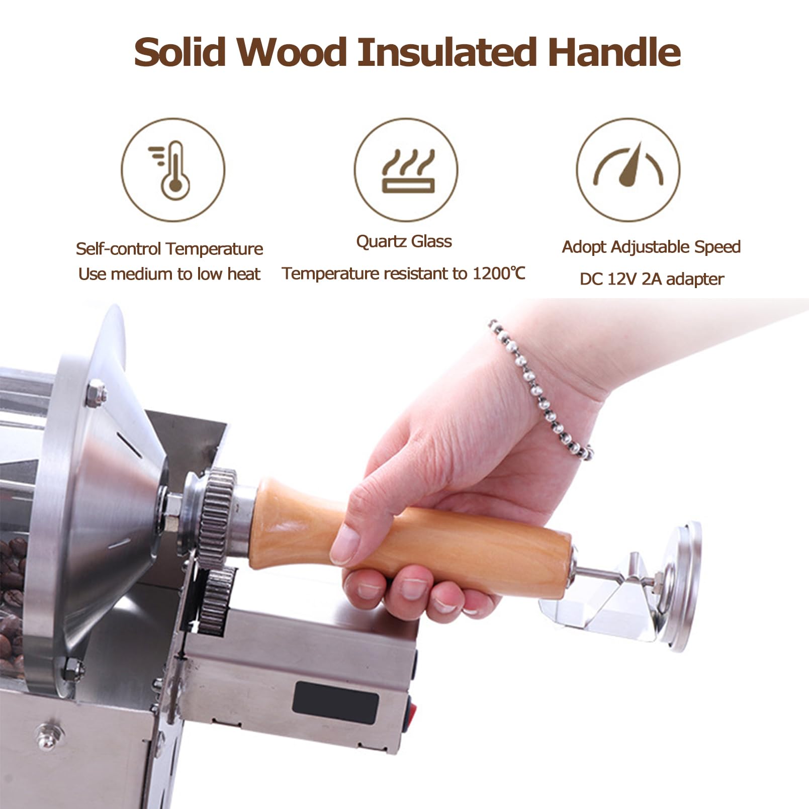 Amazon.co.jp : コーヒー豆ロースター、家庭用電気加熱コーヒー